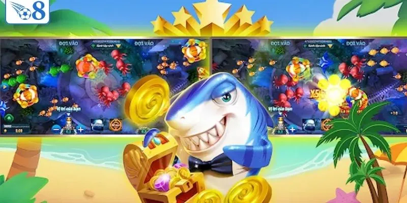 Sảnh Bắn Cá O8 Dậy Sóng, Ngư Trường Số Hút Hội Viên Đông Đảo 1 Sảnh bắn cá là thiên đường săn thưởng online